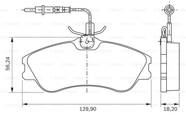 BOSCH 0 986 BB0 118 Brake...