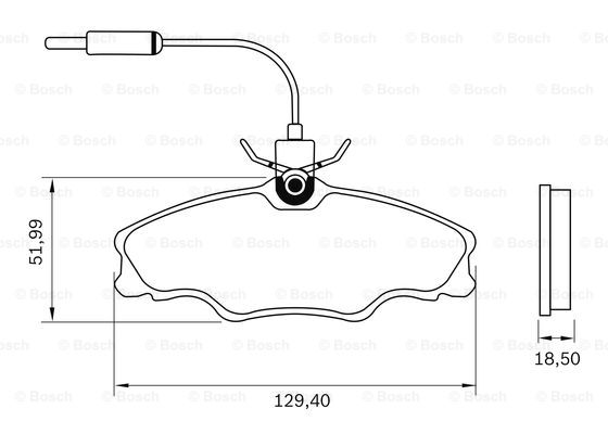 BOSCH 0 986 BB0 119 Brake...