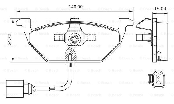 BOSCH 0 986 BB0 136 Brake...