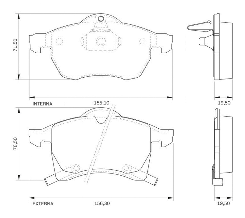 BOSCH 0 986 BB0 138 Brake...