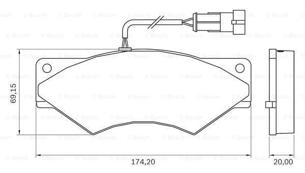 BOSCH 0 986 BB0 142 Brake...