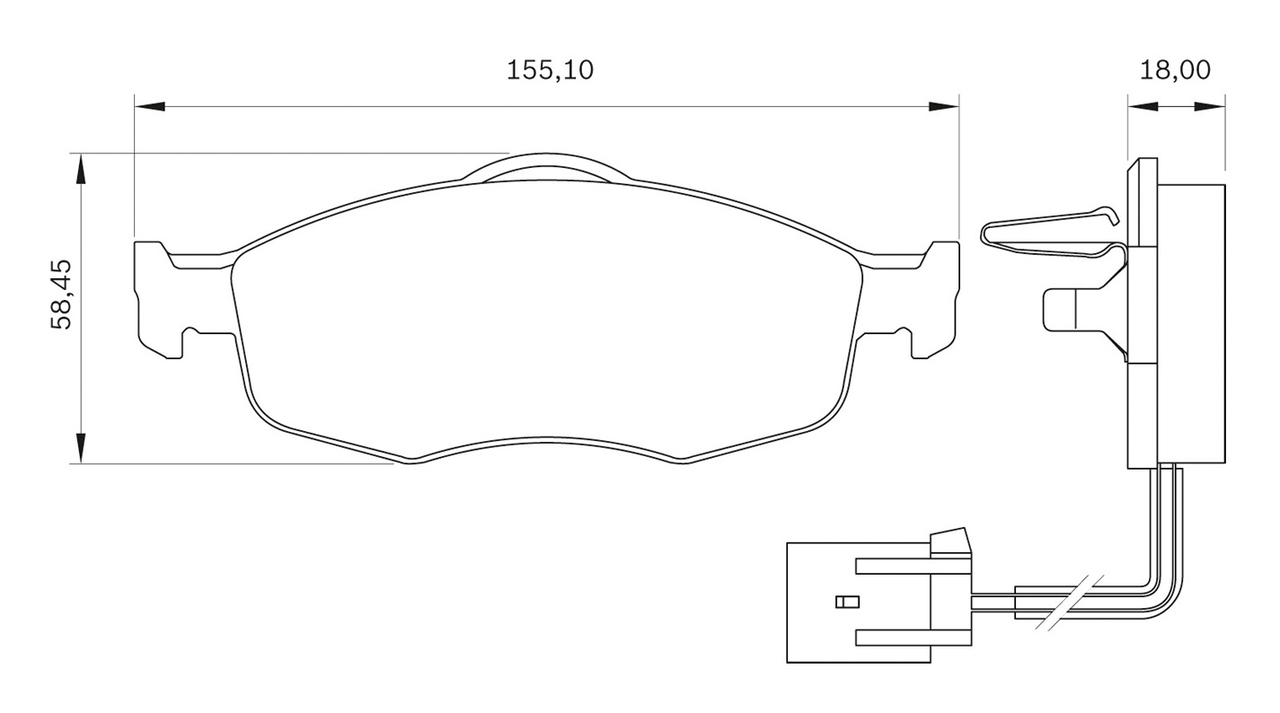 BOSCH 0 986 BB0 143 Brake...