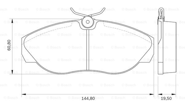 BOSCH 0 986 BB0 144 Brake...