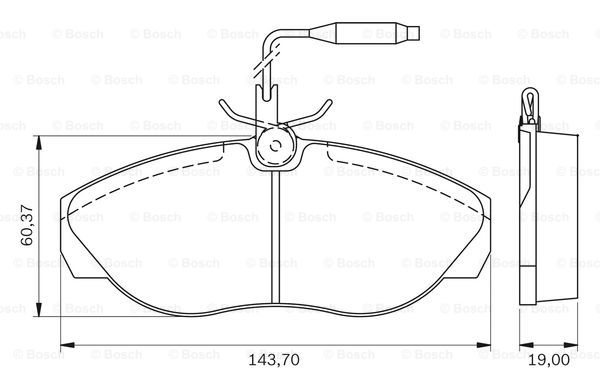 BOSCH 0 986 BB0 145 Brake...