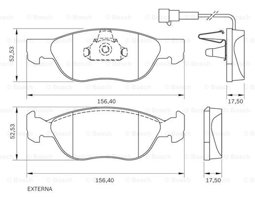 BOSCH 0 986 BB0 149 Brake...