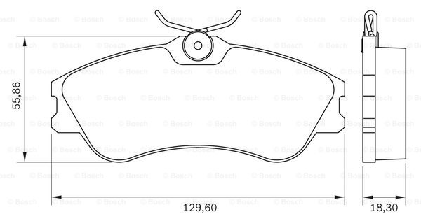 BOSCH 0 986 BB0 151 Brake...