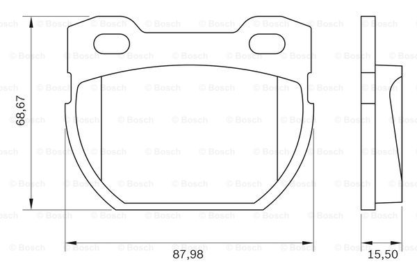 BOSCH 0 986 BB0 152 Brake...