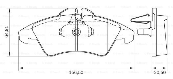 BOSCH 0 986 BB0 153 Brake...