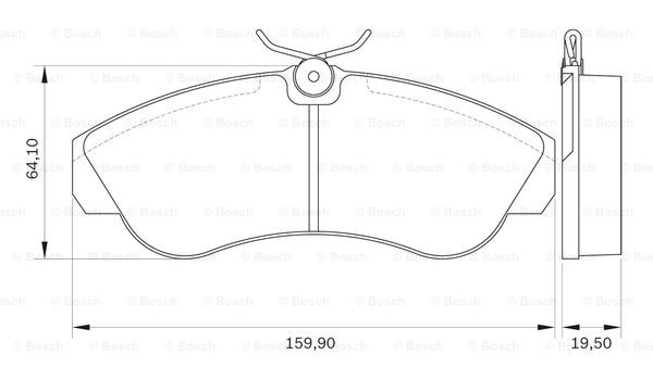 BOSCH 0 986 BB0 154 Brake...