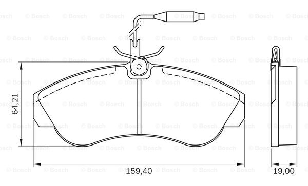 BOSCH 0 986 BB0 155 Brake...