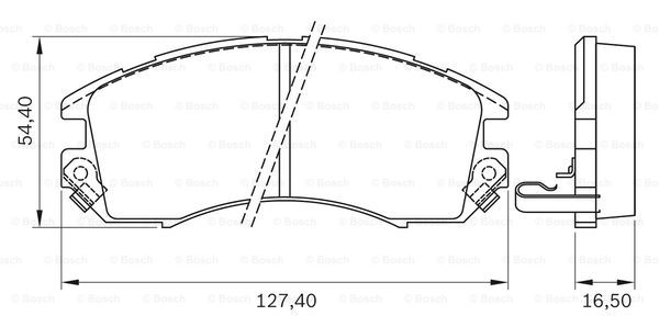 BOSCH 0 986 BB0 156 Brake...