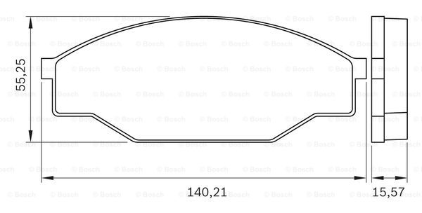 BOSCH 0 986 BB0 158 Brake...