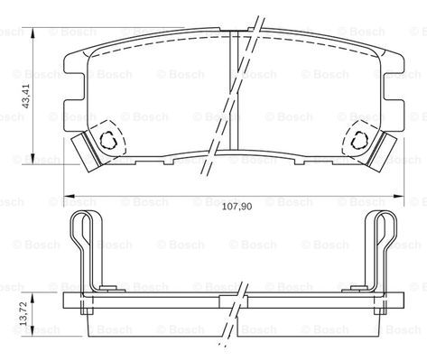 BOSCH 0 986 BB0 164 Brake...