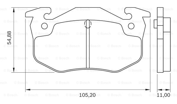 BOSCH 0 986 BB0 165 Brake...