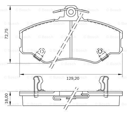 BOSCH 0 986 BB0 167 Brake...