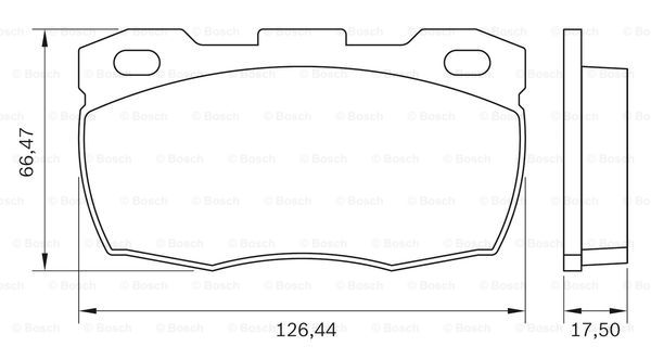 BOSCH 0 986 BB0 168 Brake...