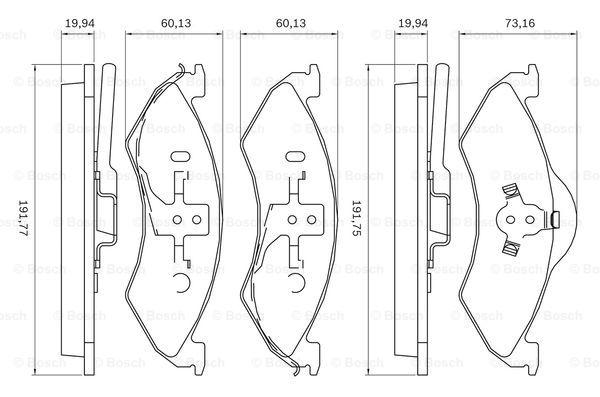 BOSCH 0 986 BB0 172 Brake...