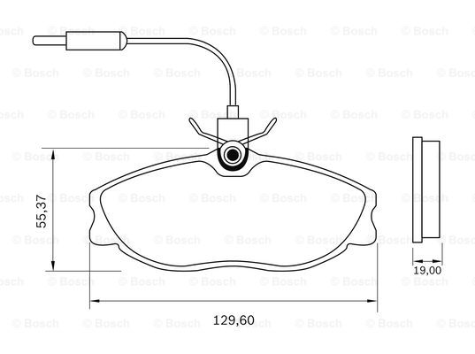 BOSCH 0 986 BB0 190 Brake...