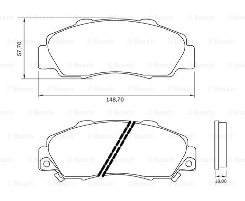 BOSCH 0 986 BB0 205 Brake...