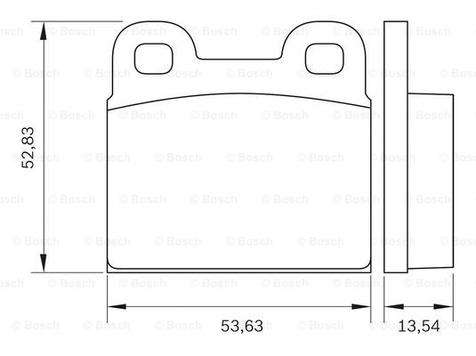 BOSCH 0 986 BB0 251 Brake...