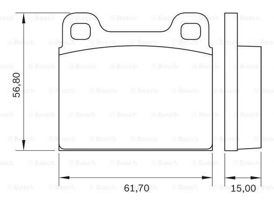 BOSCH 0 986 BB0 252 Brake...