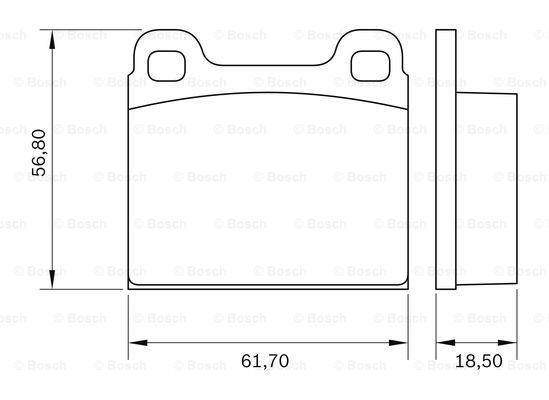 BOSCH 0 986 BB0 255 Brake...