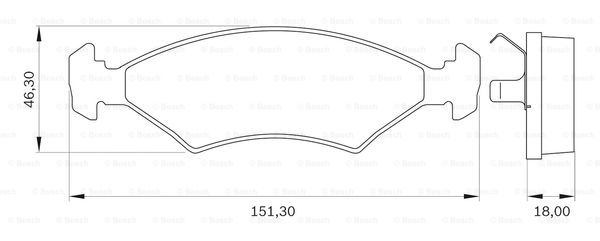 BOSCH 0 986 BB0 260 Brake...