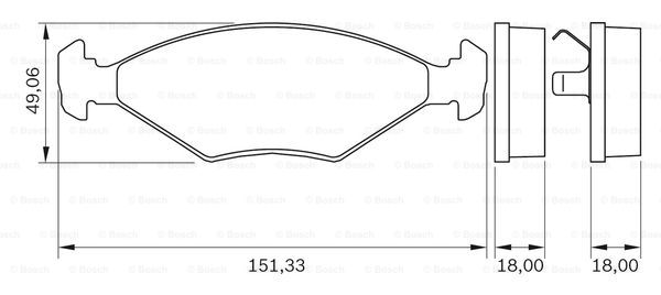 BOSCH 0 986 BB0 261 Brake...