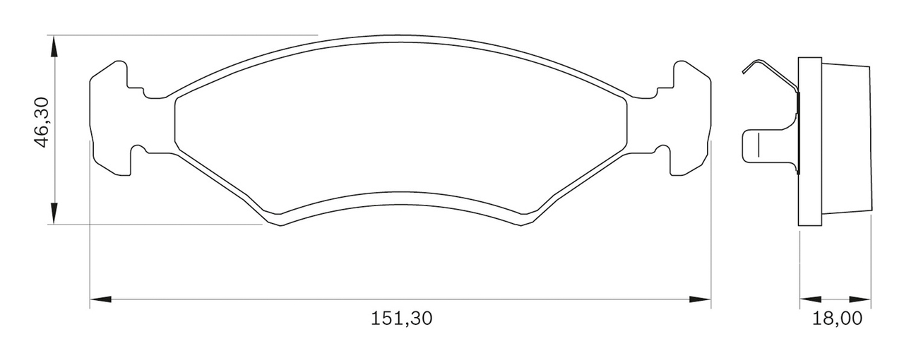 BOSCH 0 986 BB0 264 Brake...