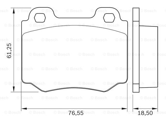 BOSCH 0 986 BB0 267 Brake...