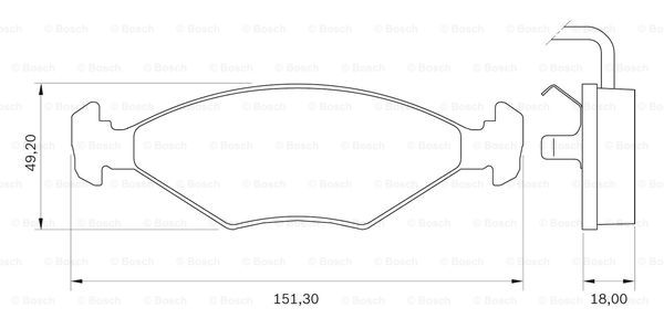 BOSCH 0 986 BB0 271 Brake...