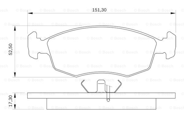 BOSCH 0 986 BB0 272 Brake...