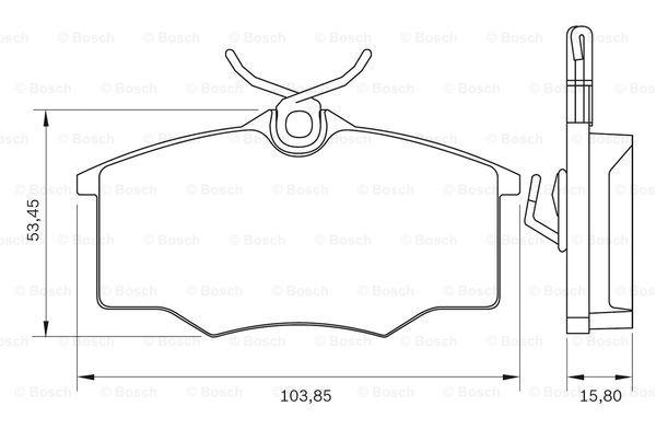 BOSCH 0 986 BB0 275 Brake...