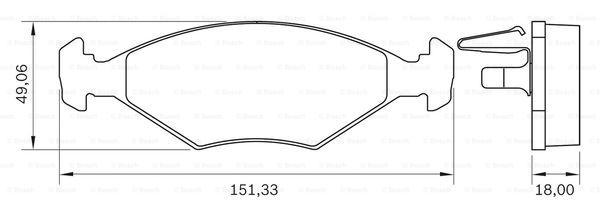 BOSCH 0 986 BB0 277 Brake...