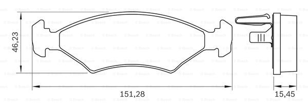 BOSCH 0 986 BB0 279 Brake...