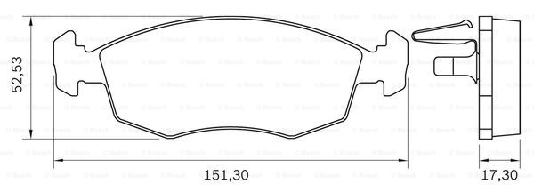 BOSCH 0 986 BB0 280 Brake...