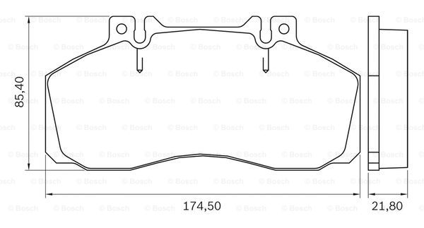 BOSCH 0 986 BB0 282 Brake...