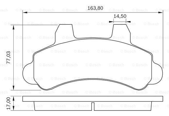 BOSCH 0 986 BB0 284 Brake...