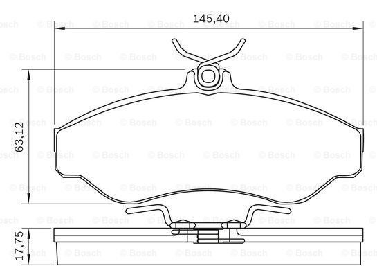 BOSCH 0 986 BB0 285 Brake...