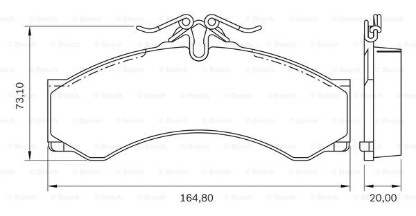 BOSCH 0 986 BB0 286 Brake...