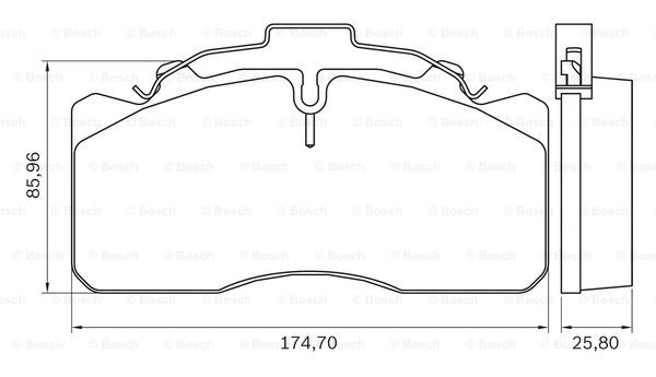 BOSCH 0 986 BB0 288 Brake...