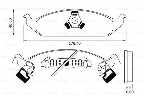 BOSCH 0 986 BB0 293 Brake...