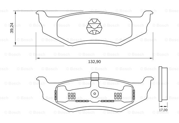 BOSCH 0 986 BB0 303 Brake...