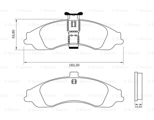 BOSCH 0 986 BB0 306 Brake...