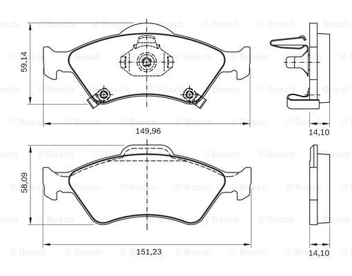 BOSCH 0 986 BB0 317 Brake...