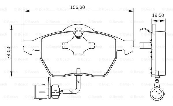 BOSCH 0 986 BB0 320 Brake...