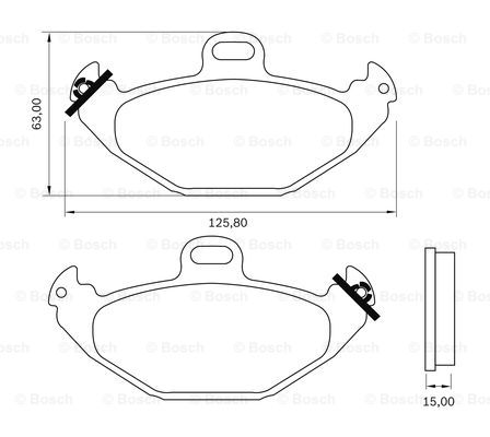 BOSCH 0 986 BB0 323 Brake...