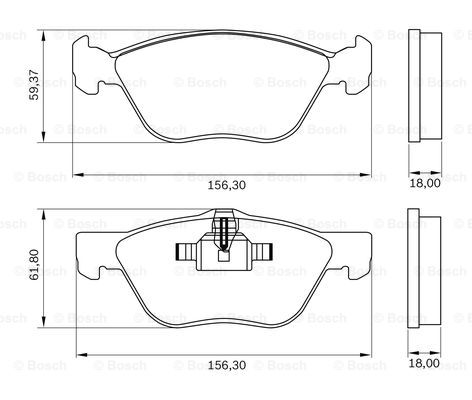 BOSCH 0 986 BB0 383 Brake...