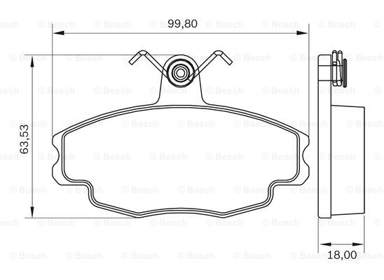 BOSCH 0 986 BB0 484 Brake...