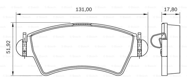 BOSCH 0 986 BB0 515 Brake...